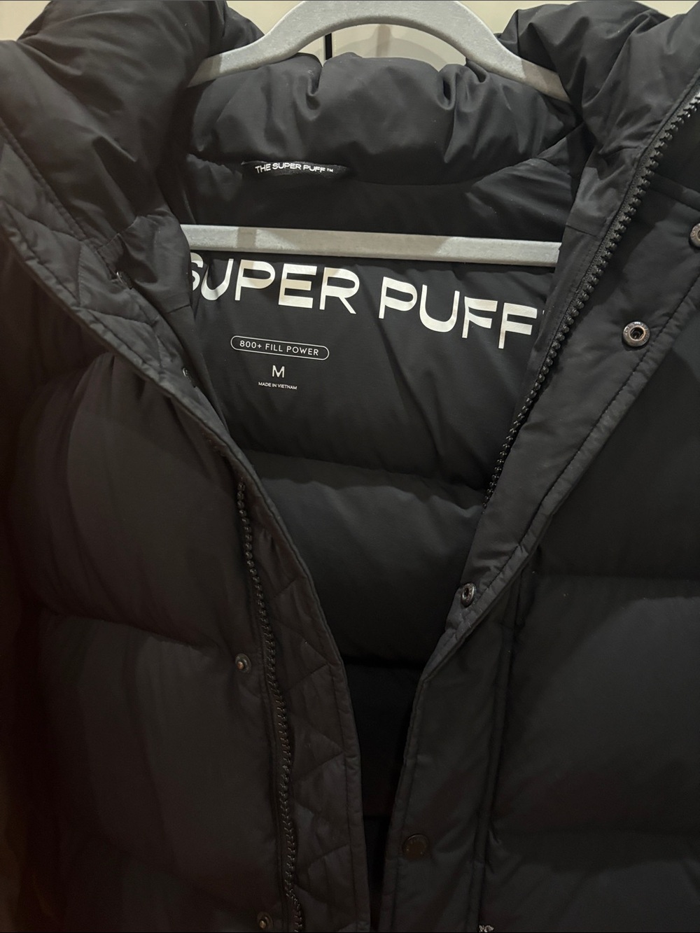 Men's Black Puffer Jacket